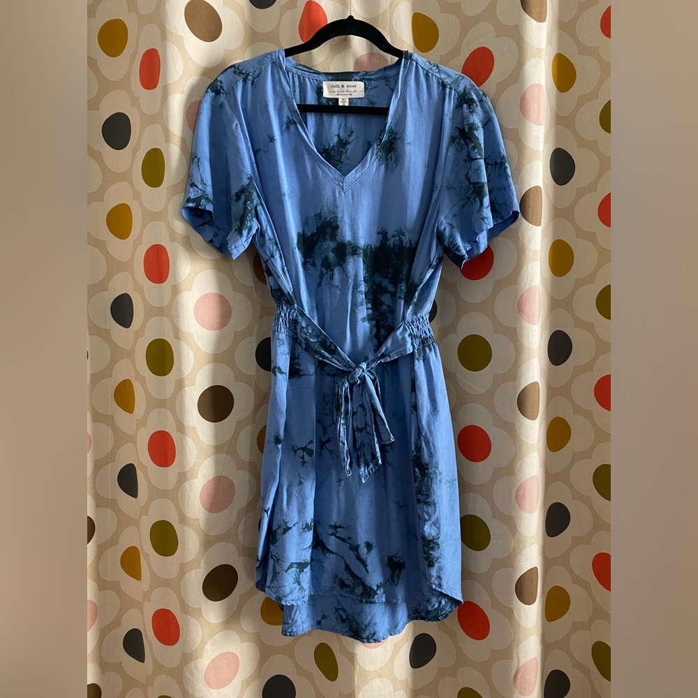 Cloth & Stone Anthropologie Tie Dye Dress Size XS